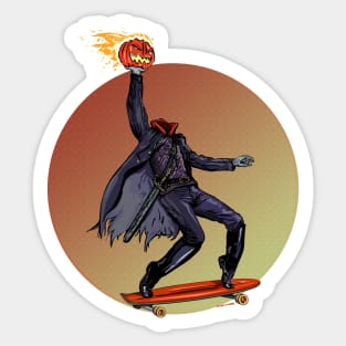 The Headless Horseless Skateboarder Sticker